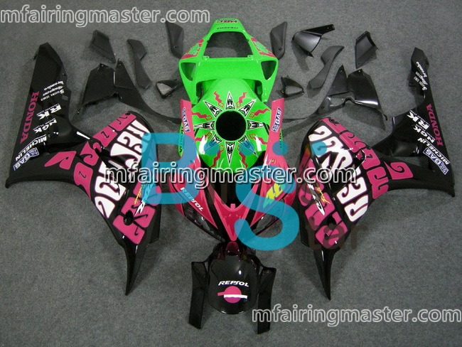 (image for) Fit for Honda CBR1000RR 2006 2007 fairing kit injection molding 46 repsol green