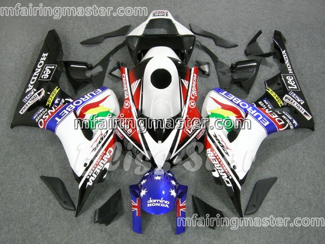 (image for) Fit for Honda CBR1000RR 2006 2007 fairing kit injection molding Eurobet white