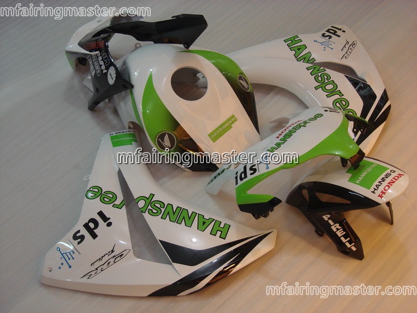 (image for) Fit for Honda CBR1000RR 2008 2009 2010 2011 fairing kit injection molding Hannspree white