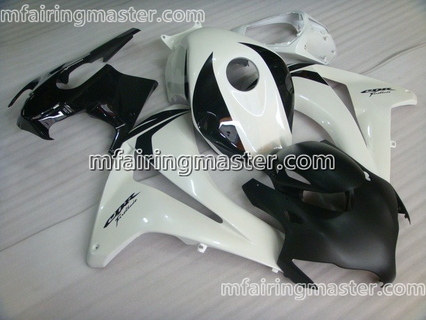 (image for) Fit for Honda CBR1000RR 2008 2009 2010 2011 fairing kit injection molding White black