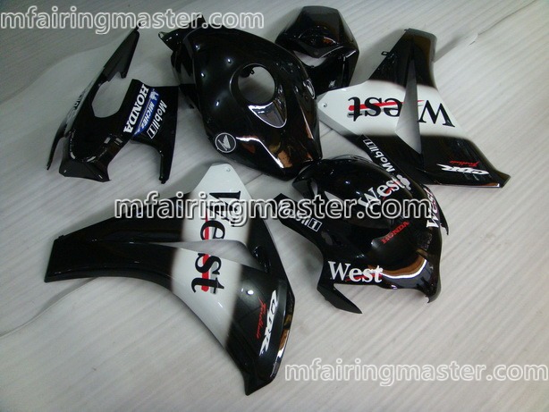 (image for) Fit for Honda CBR1000RR 2008 2009 2010 2011 fairing kit injection molding West black white