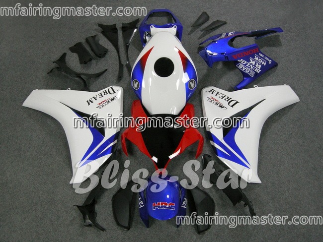 (image for) Fit for Honda CBR1000RR 2008 2009 2010 2011 fairing kit injection molding Blue white