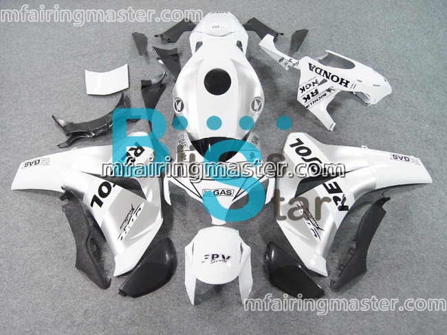 (image for) Fit for Honda CBR1000RR 2008 2009 2010 2011 fairing kit injection molding Repsol silver white