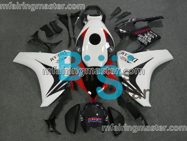 (image for) Fit for Honda CBR1000RR 2008 2009 2010 2011 fairing kit injection molding White black red