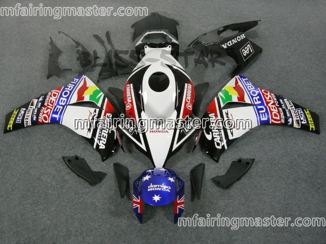 (image for) Fit for Honda CBR1000RR 2008 2009 2010 2011 fairing kit injection molding Eurobet white