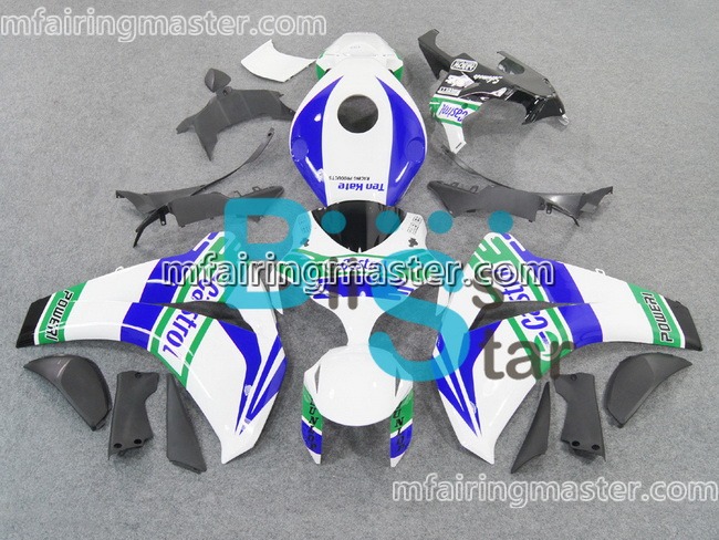 (image for) Fit for Honda CBR1000RR 2008 2009 2010 2011 fairing kit injection molding Castrol blue white