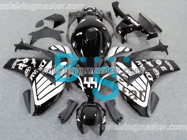 (image for) Fit for Honda CBR1000RR 2008 2009 2010 2011 fairing kit injection molding White black