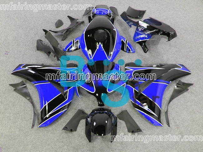 (image for) Fit for Honda CBR1000RR 2008 2009 2010 2011 fairing kit injection molding Blue black