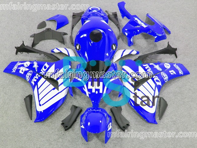 (image for) Fit for Honda CBR1000RR 2008 2009 2010 2011 fairing kit injection molding Blue white