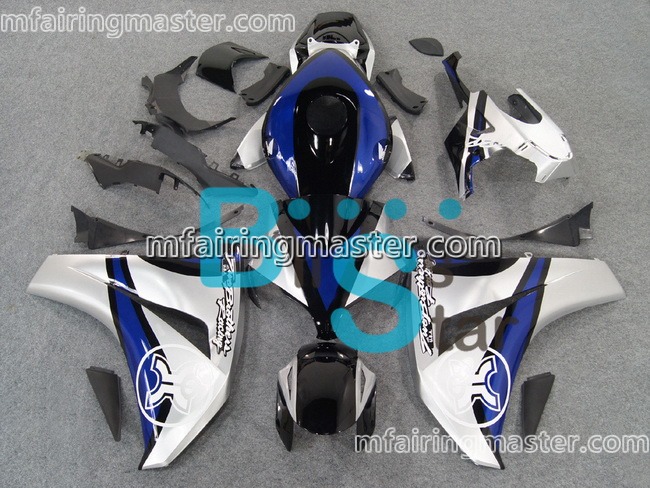 (image for) Fit for Honda CBR1000RR 2008 2009 2010 2011 fairing kit injection molding Blue silver