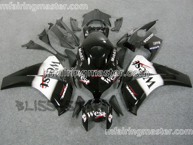 (image for) Fit for Honda CBR1000RR 2008 2009 2010 2011 fairing kit injection molding West black