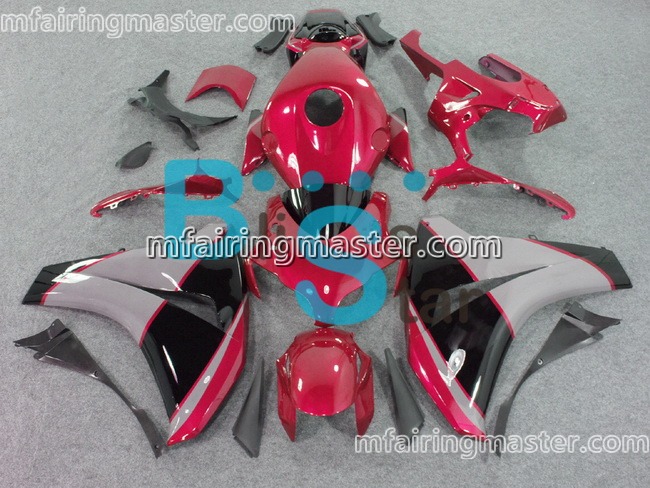 (image for) Fit for Honda CBR1000RR 2008 2009 2010 2011 fairing kit injection molding Red grey