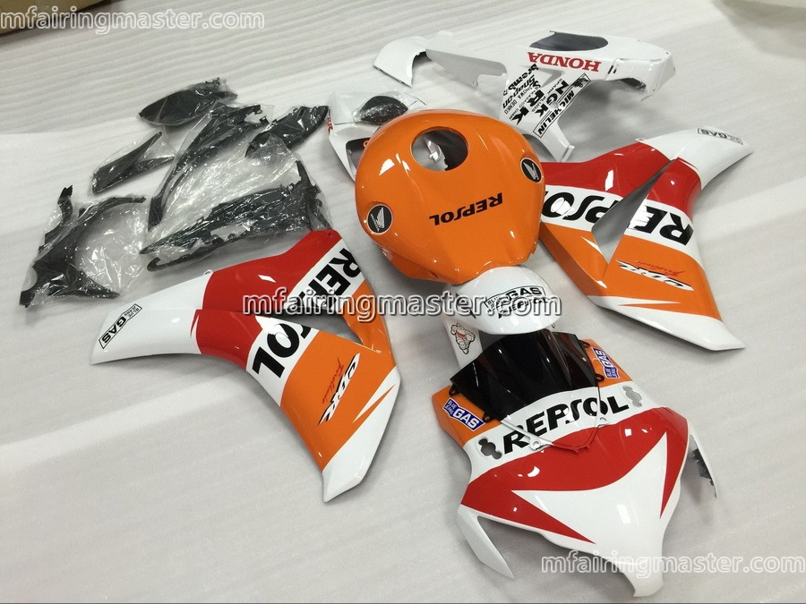 (image for) Fit for Honda CBR1000RR 2008 2009 2010 2011 fairing kit injection molding Repsol orange