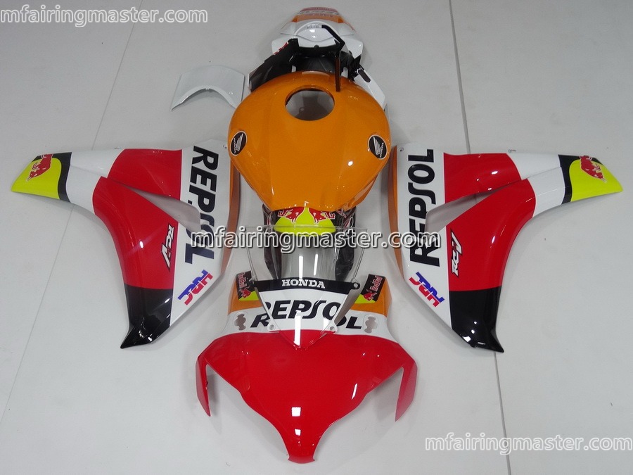 (image for) Fit for Honda CBR1000RR 2008 2009 2010 2011 fairing kit injection molding Repsol red