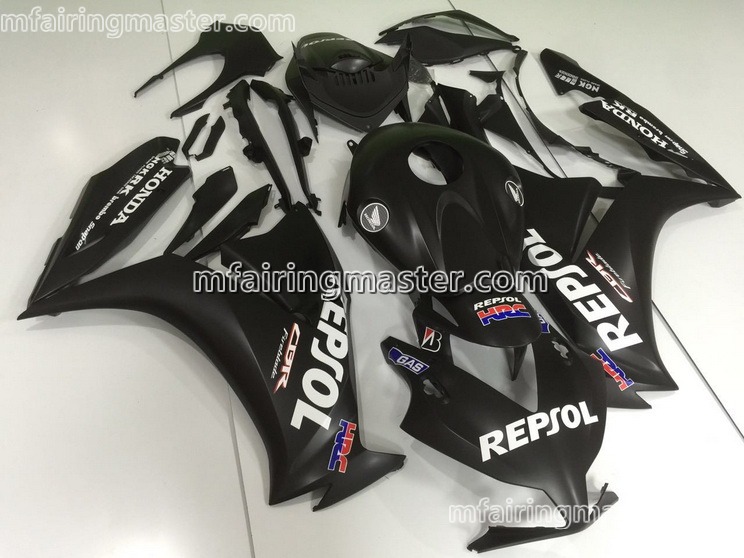 (image for) Fit for Honda CBR1000RR 2012 2013 2014 2015 2016 fairing kit injection molding Repsol black