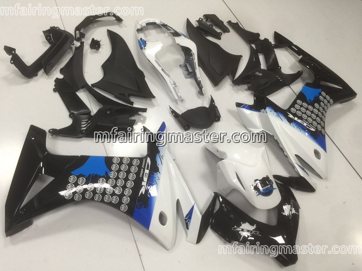 (image for) Fit for Honda CBR500R 2013 2014 2015 fairing kit injection molding White black