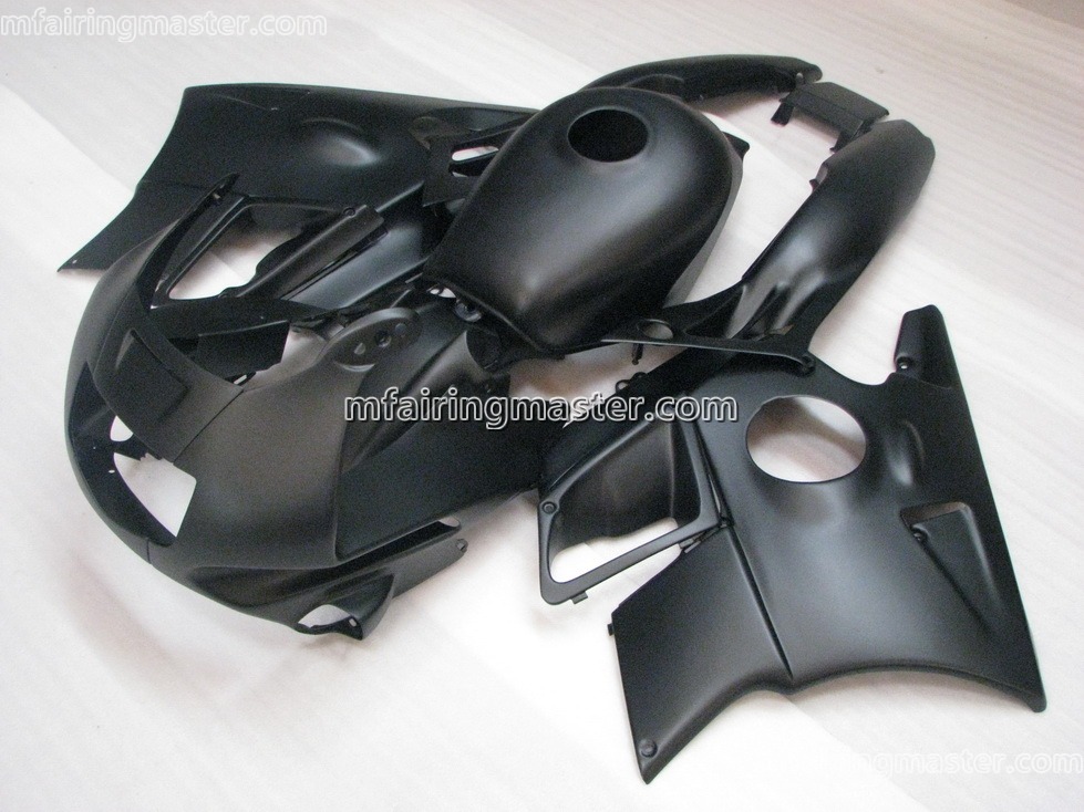 (image for) Fit for Honda CBR600 F2 1991 1992 1993 1994 fairing kit Matte black no decals