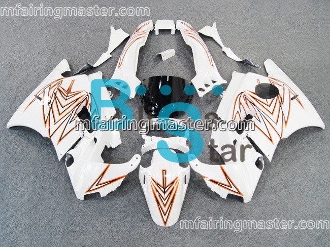 (image for) Fit for Honda CBR600 F2 1991 1992 1993 1994 fairing kit Leaf white