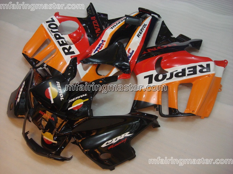 (image for) Fit for Honda CBR600 F3 1997 1998 fairing kit Black repsol - Click Image to Close