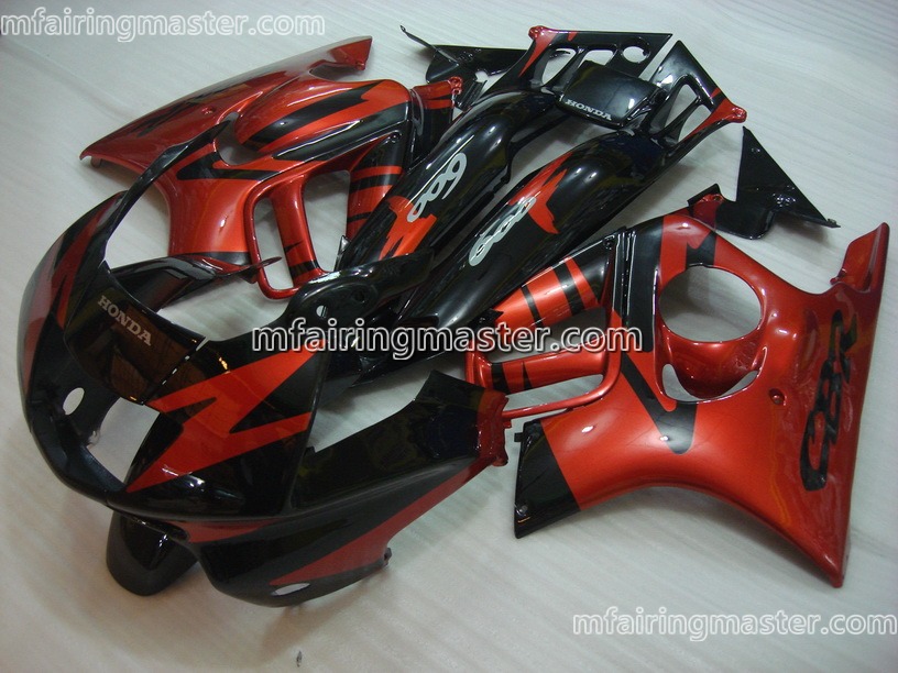 (image for) Fit for Honda CBR600 F3 1997 1998 fairing kit Golden red black - Click Image to Close