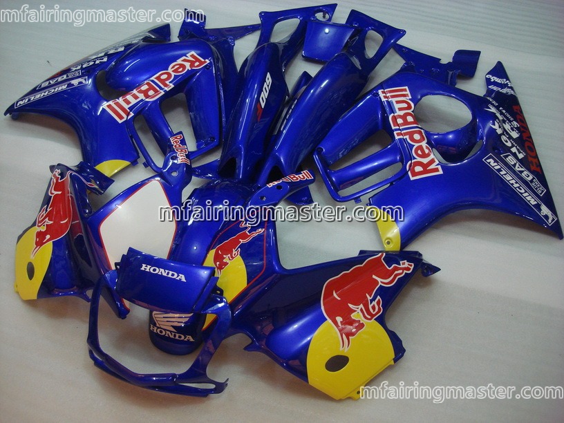 (image for) Fit for Honda CBR600 F3 1997 1998 fairing kit Blue red bull