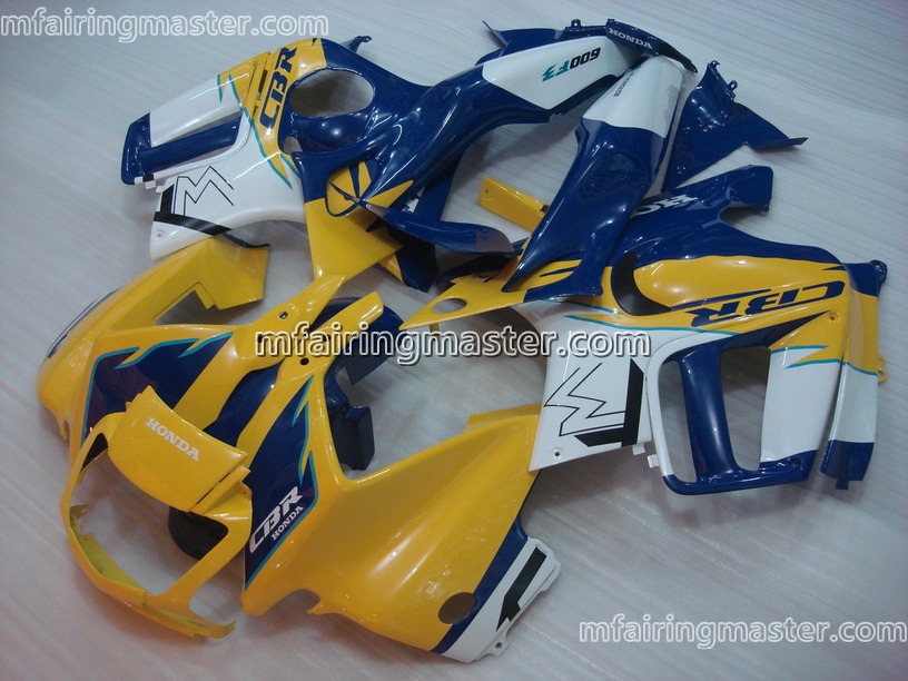 (image for) Fit for Honda CBR600 F3 1997 1998 fairing kit Yellow blue