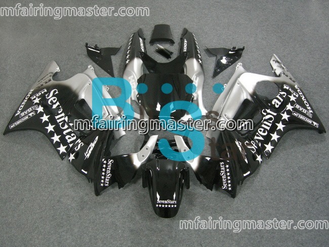 (image for) Fit for Honda CBR600 F3 1997 1998 fairing kit Seven stars black - Click Image to Close