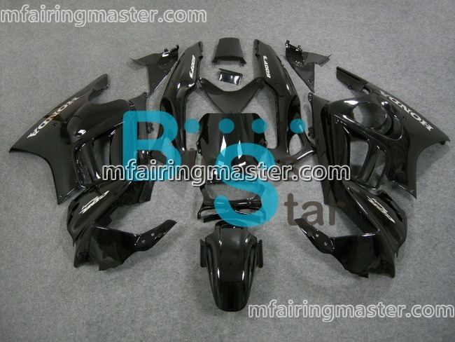 (image for) Fit for Honda CBR600 F3 1997 1998 fairing kit Glossy black - Click Image to Close