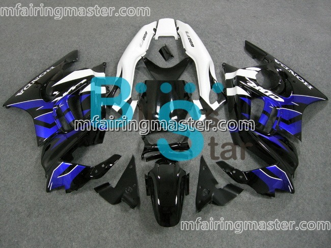 (image for) Fit for Honda CBR600 F3 1997 1998 fairing kit Blue black - Click Image to Close