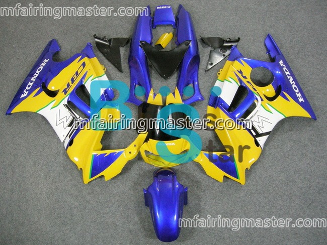 (image for) Fit for Honda CBR600 F3 1997 1998 fairing kit Yello blue - Click Image to Close