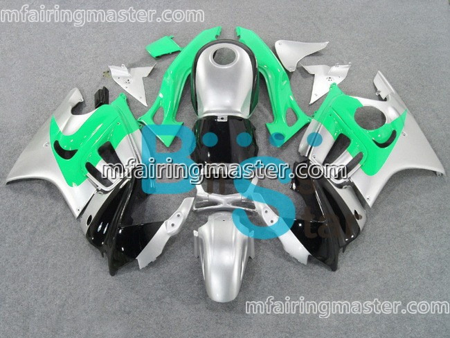 (image for) Fit for Honda CBR600 F3 1997 1998 fairing kit Silver black - Click Image to Close