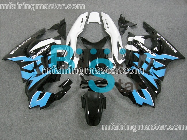 (image for) Fit for Honda CBR600 F3 1997 1998 fairing kit Blue white black - Click Image to Close