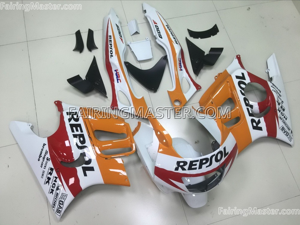 (image for) Handcrafted compression molding fairing kits fit for honda CBR600 F3 1997 1998 168