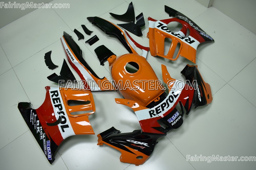 (image for) Handcrafted compression molding fairing kits fit for honda CBR600 F3 1997 1998 169