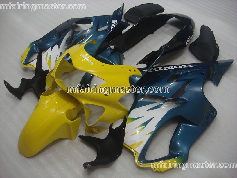 (image for) Fit for Honda CBR600 F4 1999 2000 fairing kit injection molding Yellow blue