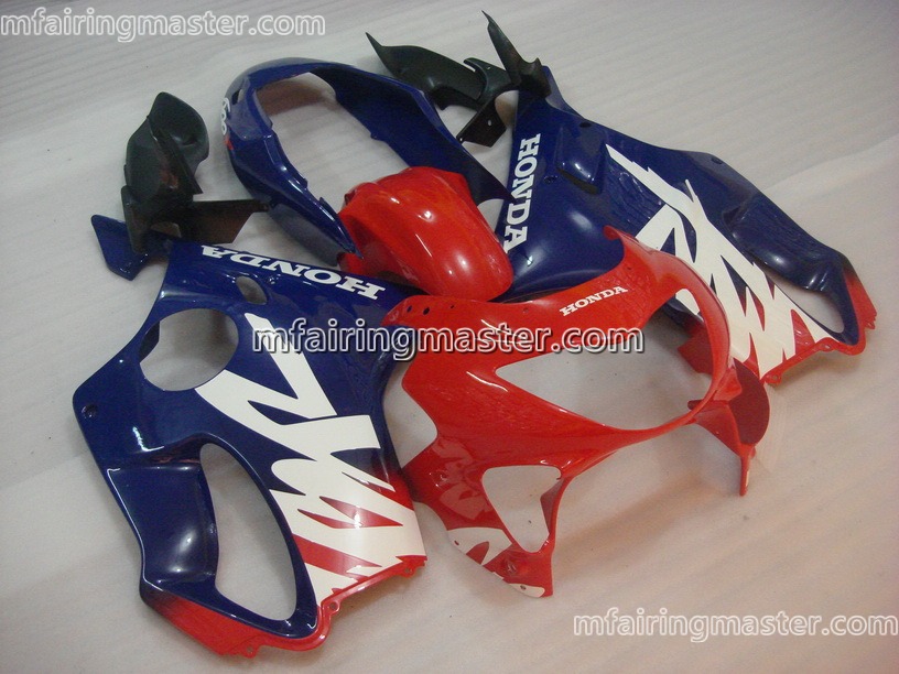 (image for) Fit for Honda CBR600 F4 1999 2000 fairing kit injection molding Red blue