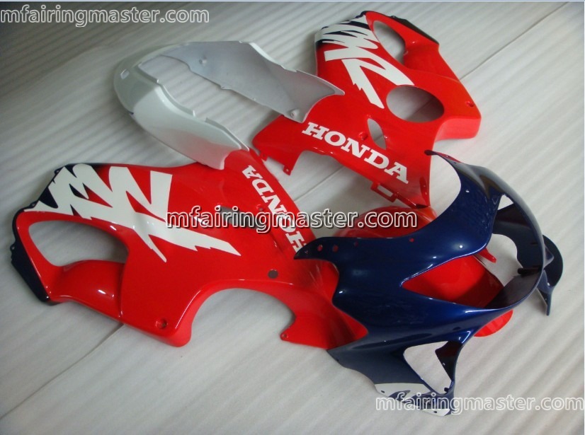 (image for) Fit for Honda CBR600 F4 1999 2000 fairing kit injection molding Red white blue