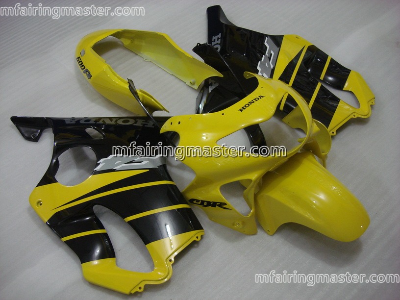 (image for) Fit for Honda CBR600 F4 1999 2000 fairing kit injection molding Yellow black