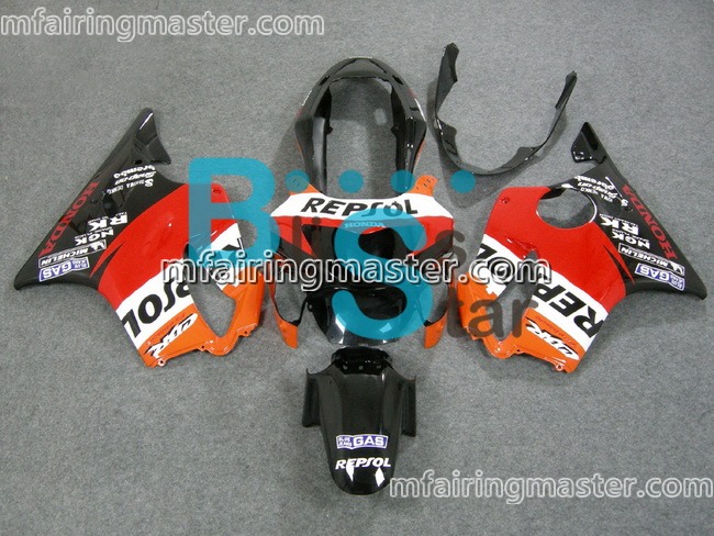 (image for) Fit for Honda CBR600 F4 1999 2000 fairing kit injection molding Repsol red black