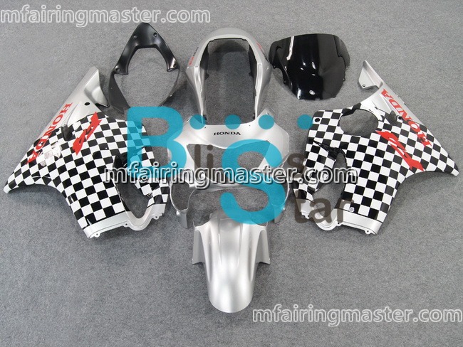 (image for) Fit for Honda CBR600 F4 1999 2000 fairing kit injection molding Black lattice