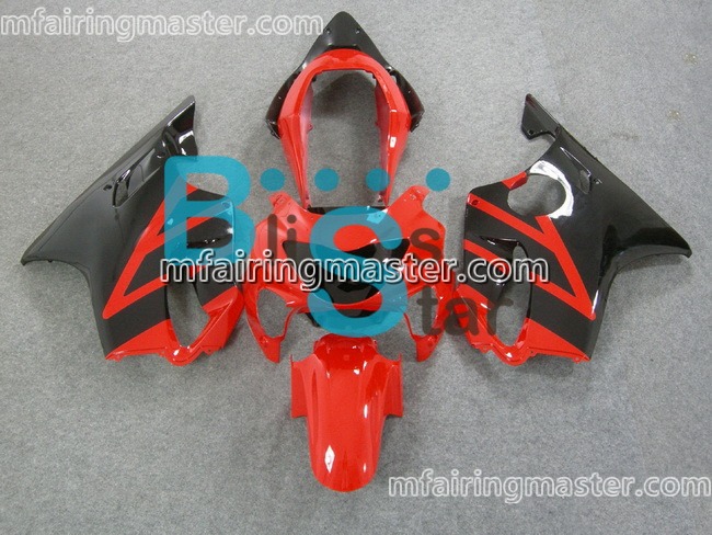 (image for) Fit for Honda CBR600 F4 1999 2000 fairing kit injection molding Red Black no decals