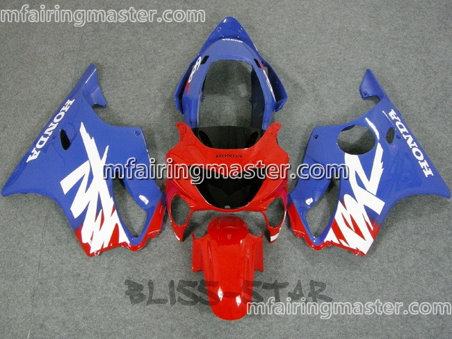 (image for) Fit for Honda CBR600 F4 1999 2000 fairing kit injection molding Blue red