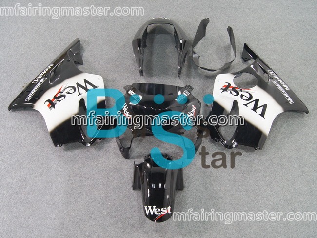 (image for) Fit for Honda CBR600 F4 1999 2000 fairing kit injection molding Black west