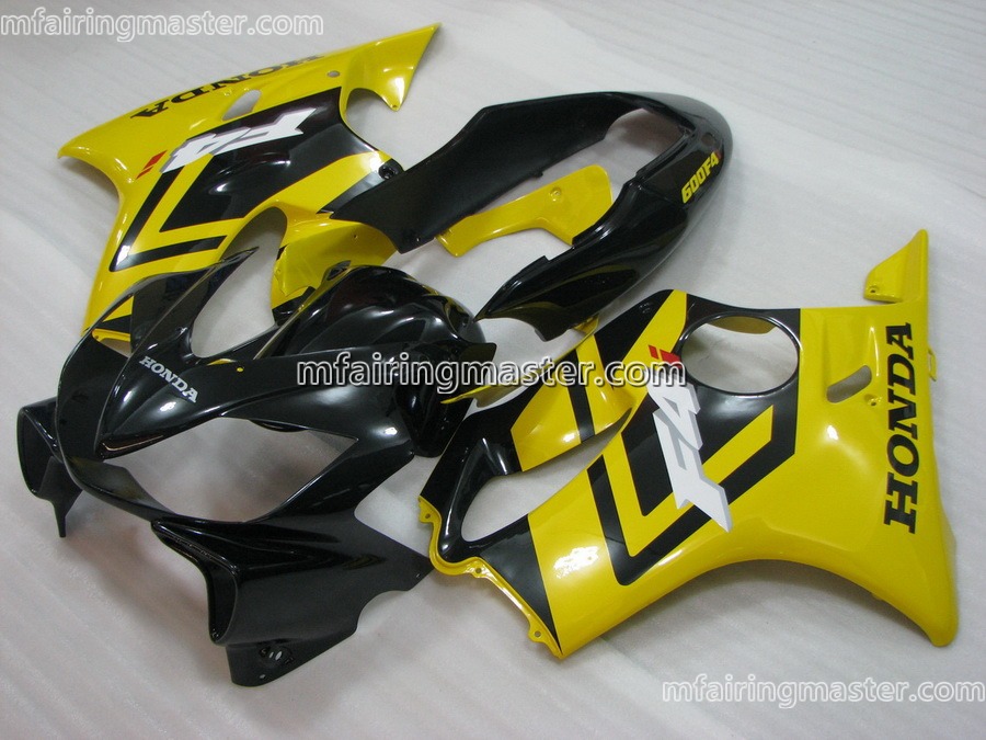 (image for) Fit for Honda CBR600 F4i 2001 2002 2003 fairing kit injection molding Yellow black