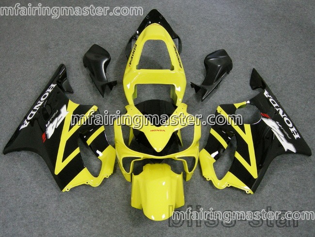 (image for) Fit for Honda CBR600 F4i 2001 2002 2003 fairing kit injection molding Yellow black