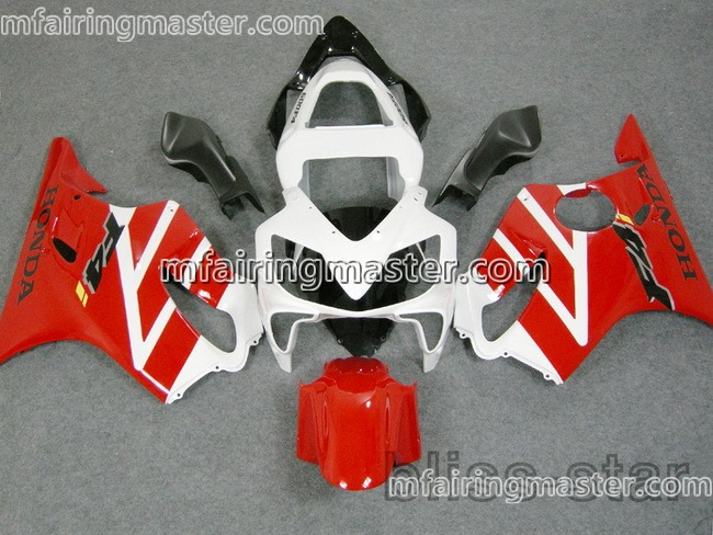 (image for) Fit for Honda CBR600 F4i 2001 2002 2003 fairing kit injection molding Red white