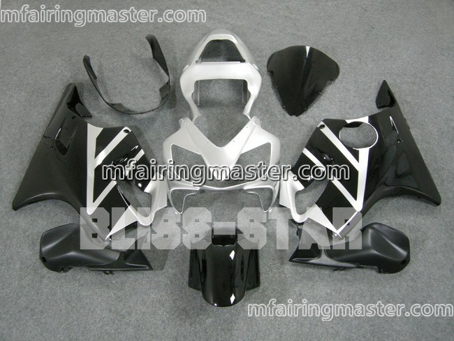 (image for) Fit for Honda CBR600 F4i 2001 2002 2003 fairing kit injection molding Silver black