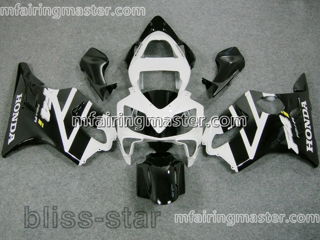 (image for) Fit for Honda CBR600 F4i 2001 2002 2003 fairing kit injection molding White black