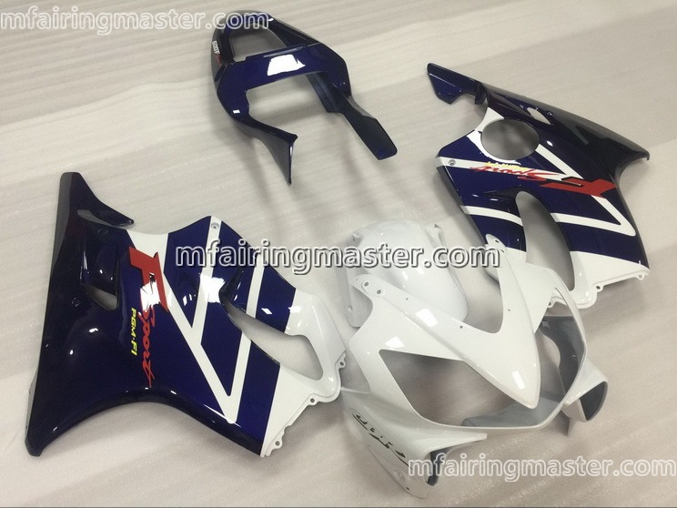 (image for) Fit for Honda CBR600 F4i 2001 2002 2003 fairing kit injection molding Dark blue white