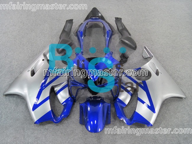 (image for) Fit for Honda CBR600 F4i 2004 2005 2006 2007 fairing kit injection molding Silver blue